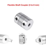 Flexible Shaft Coupler (8 to 8 mm) For CNC And 3D Printer