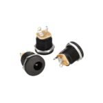 Female DC Power 2.1mm Connector for Box – Plastic (DC-022)