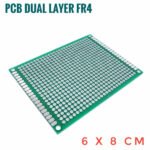 PCB Holes DOT Double Layer FR4 (6X8 cm2)