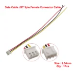 Data Cable JST XH 2.54mm Pitch 3pin Female Connector Cable Wire 20cm