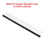 Single Male Pin Header Straight Long (1x40Pin) (20mm)