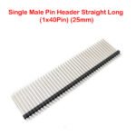 Single Male Pin Header Straight Long (1x40Pin) (25mm)
