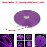 Neon Flexible LED Strip Light 5M (Purple) 12VDC