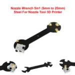Nozzle Wrench 5in1 (6mm to 20mm) Steel For Nozzle Tool 3D Printer
