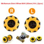McNamum Omni Wheel M-K (60mm) R+L (2pcs) For Robot