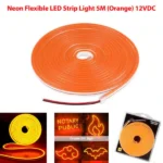 Neon Flexible LED Strip Light 5M (Orange) 12VDC