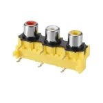 RCA Female Jack Socket Audio Video AV (3Hole) – Pcb Mount