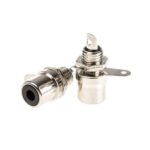 RCA Female Jack Socket Audio Video AV Connector (Black)