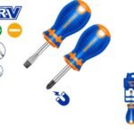 Screwdriver (+) (-) (PH1x38mm -SL6.5 x 38mm) Soft Hand WADFOW – WSD1202