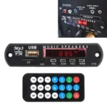 MP3 Player Decoder Board FM Radio TF USB 3.5 mm AUX, without Bluetooth and Recording