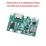 TP4056 Lithium Li-ion 18650 Battery Charger Board With Step-Up Board Module (Type C)